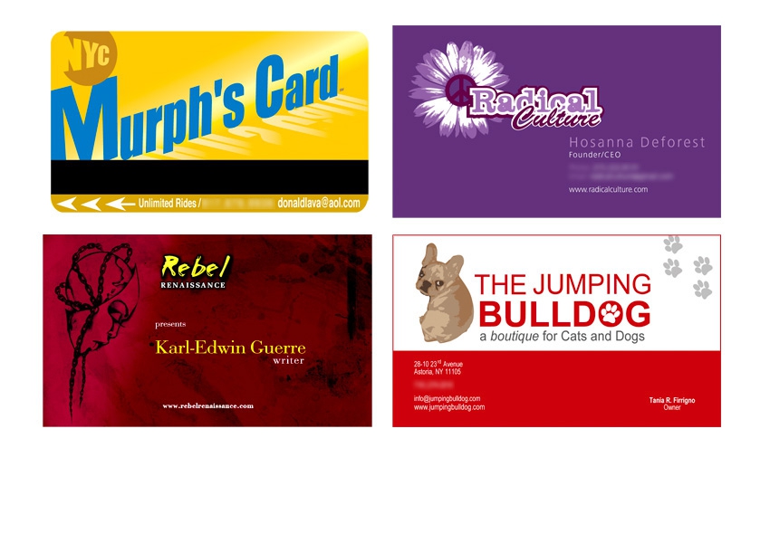 Various Business Cards